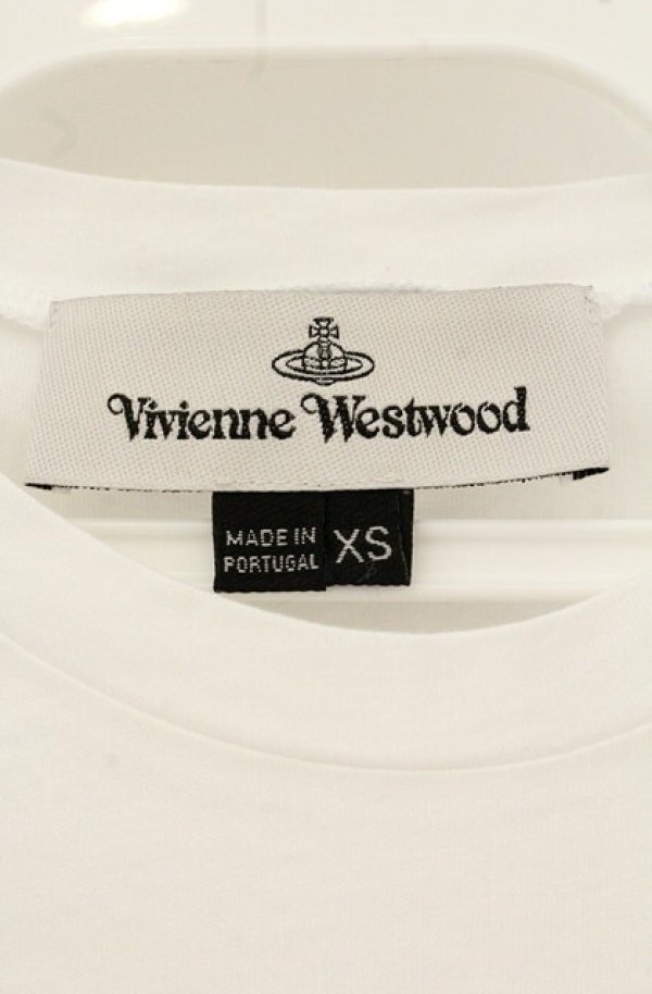 画像5: ヴィヴィアンウエストウッド 中古 / サティアプリントTシャツ XS ホワイト  O-26-08-02-008-ts-YM-OS (5)