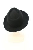 画像5: ヴィヴィアンウエストウッド MAN 中古 / ポークパイハット  ブラック  O-26-08-02-098-ha-IG-OS (5)