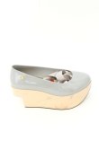 画像4: ヴィヴィアンウエストウッド×Melissa 中古 / メリッサロッキンホースバレリーナ JPN22cm グレー  O-26-08-02-099-sh-IG-OS (4)