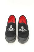 画像2: ヴィヴィアンウエストウッド 中古 / SIMIAN SLIPON スリッポン シューズ 37（約24cm） ブラック  O-26-08-02-100-sh-YM-OS (2)