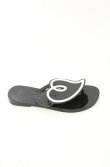 画像6: ヴィヴィアンウエストウッド×Melissa 中古 / サンハートサンダル 24cm ブラックｘホワイト  O-26-08-02-101-sh-YM-OS (6)