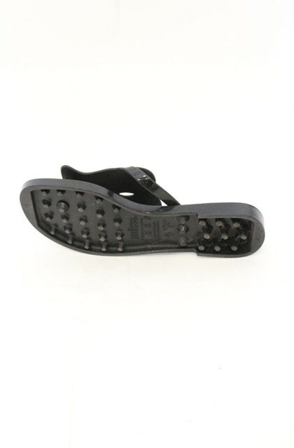 画像8: ヴィヴィアンウエストウッド×Melissa 中古 / サンハートサンダル 24cm ブラックｘホワイト  O-26-08-02-101-sh-YM-OS (8)