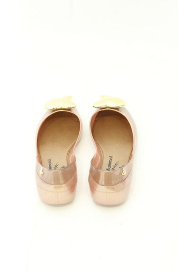 画像3: ヴィヴィアンウエストウッド×Melissa 中古 / クイーンII シューズ 23.5cm シャンパンゴールド  O-26-08-02-102-sh-YM-OS (3)