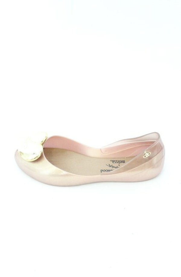 画像4: ヴィヴィアンウエストウッド×Melissa 中古 / クイーンII シューズ 23.5cm シャンパンゴールド  O-26-08-02-102-sh-YM-OS (4)