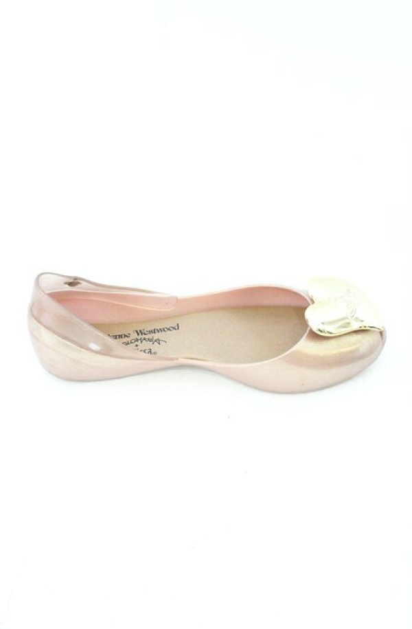 画像5: ヴィヴィアンウエストウッド×Melissa 中古 / クイーンII シューズ 23.5cm シャンパンゴールド  O-26-08-02-102-sh-YM-OS (5)