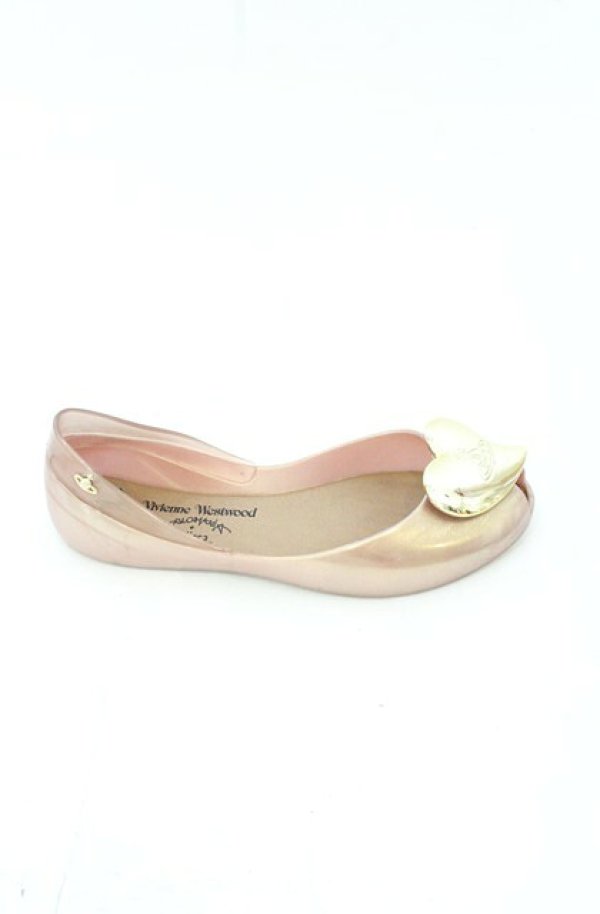 画像6: ヴィヴィアンウエストウッド×Melissa 中古 / クイーンII シューズ 23.5cm シャンパンゴールド  O-26-08-02-102-sh-YM-OS (6)