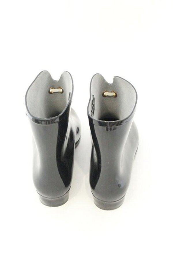 画像3: ヴィヴィアンウエストウッド×Melissa 中古 / レインブーツ JPN24 1/2cm ブラック  O-26-08-02-104-sh-IG-OS (3)