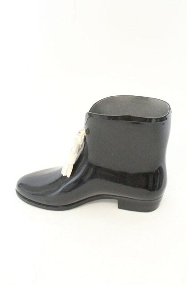 画像7: ヴィヴィアンウエストウッド×Melissa 中古 / レインブーツ JPN24 1/2cm ブラック  O-26-08-02-104-sh-IG-OS (7)