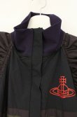 画像2: ヴィヴィアンウエストウッド 中古 / リサイクルナイロンリップトラックブルゾン 00 パープルｘカーキ  O-26-08-02-014-jc-YM-OS (2)
