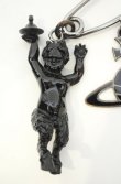 画像2: ヴィヴィアンウエストウッド 中古 / GIANT SATYR SAFETY PINS （ジャイアントサティアセーフティーピン）  ブラックｘガンメタル  O-26-08-16-020-ac-YM-OS (2)