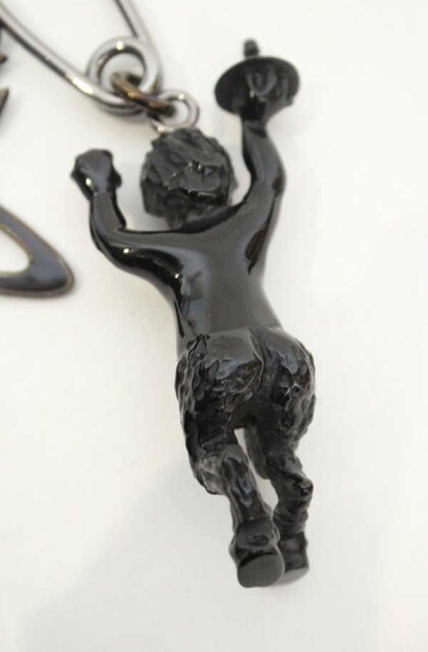 画像6: ヴィヴィアンウエストウッド 中古 / GIANT SATYR SAFETY PINS （ジャイアントサティアセーフティーピン）  ブラックｘガンメタル  O-26-08-16-020-ac-YM-OS (6)