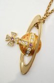 画像2: ヴィヴィアンウエストウッド 中古 / neo bass relirf neckless（ネオバスレリーフネックレス）  ゴールドｘイエロー  O-26-08-16-004-ac-YM-OS (2)
