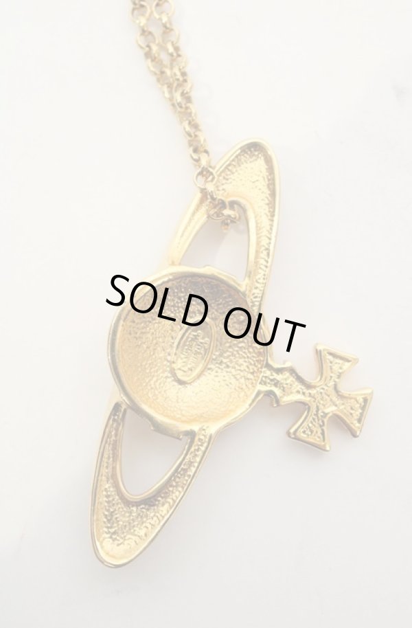 画像3: ヴィヴィアンウエストウッド 中古 / neo bass relirf neckless（ネオバスレリーフネックレス）  ゴールドｘイエロー  O-26-08-16-004-ac-YM-OS (3)
