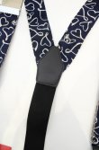 画像2: ヴィヴィアンウエストウッド 中古 / スクリブルハートサスペンダー  ネイビー  O-26-08-16-045-gd-YM-OS (2)