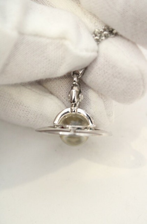 画像4: ヴィヴィアンウエストウッド 中古 / New tiny orb pendant（ニュータイニーオーブペンダント）  シルバー  O-26-08-16-005-nl-IG-OS (4)