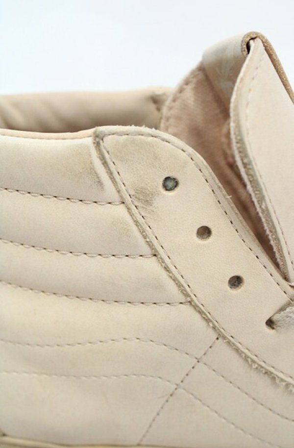 画像7: ヴィヴィアンウエストウッド 中古 / ×VANS SK8-HI ハイカットスニーカー 23.5cm ベージュ  O-26-08-16-058-sh-YM-OS (7)
