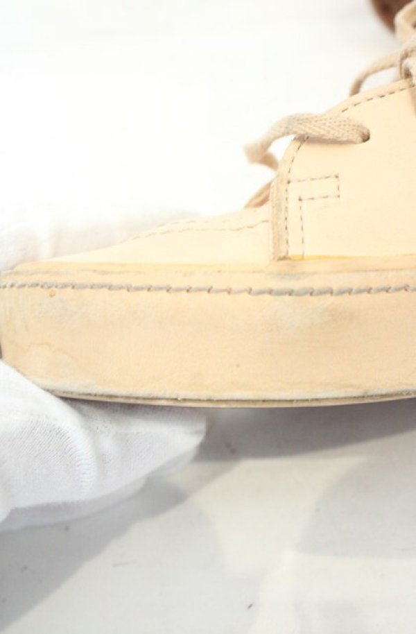 画像10: ヴィヴィアンウエストウッド 中古 / ×VANS SK8-HI ハイカットスニーカー 23.5cm ベージュ  O-26-08-16-058-sh-YM-OS (10)