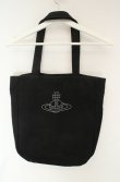 画像2: ヴィヴィアンウエストウッド 中古 / TIME TO ACT！トートバッグ  ブラック  O-26-08-16-063-ba-IG-OS (2)