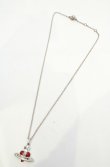 画像2: ヴィヴィアンウエストウッド 中古 / ディアマンテハートペンダント  レッドｘシルバー  O-26-08-16-009-nl-YM-OS (2)