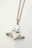 画像3: ヴィヴィアンウエストウッド 中古 / ディアマンテハートペンダント  レッドｘシルバー  O-26-08-16-009-nl-YM-OS (3)