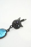 画像2: ヴィヴィアンウエストウッド 中古 / ブラックキャットピアス  ブラックｘブルー  O-26-08-16-002-ac-YM-OS (2)