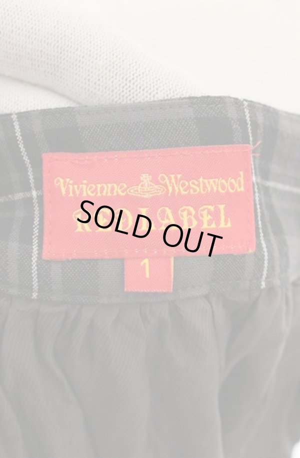 画像9: ヴィヴィアンウエストウッド 中古 / タータンチェックベッティーナジャケット＆ドレープミモレスカート JKT2：SK1 グレー  O-26-08-30-008-jc-YM-OS (9)