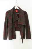 画像11: ヴィヴィアンウエストウッド 中古 / タータンドレープジャケット＆アニマルスカート JKT38：SK40 グリーンｘパープル  O-26-08-30-001-jc-YM-OS (11)