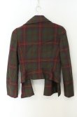 画像12: ヴィヴィアンウエストウッド 中古 / タータンドレープジャケット＆アニマルスカート JKT38：SK40 グリーンｘパープル  O-26-08-30-001-jc-YM-OS (12)
