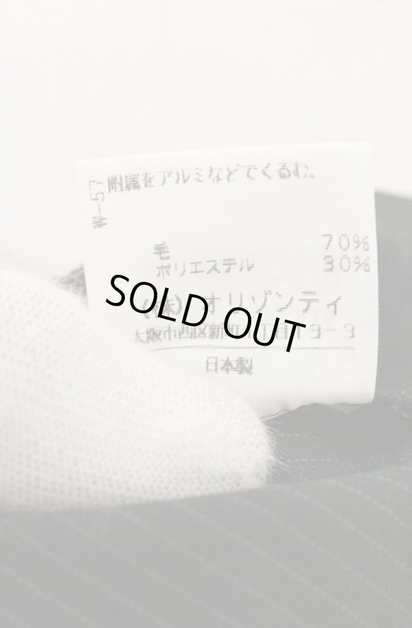 画像13: ヴィヴィアンウエストウッド 中古 / シャドーチェック変形ジャケット＆スカート 双方1 ブラック  O-26-08-30-009-su-YM-OS (13)