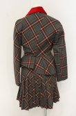画像6: ヴィヴィアンウエストウッド 中古 / 別珍切リ替エタータンウェンディジャケット＆スカート 双方1 グレーｘレッド  O-26-08-30-010-su-YM-OS (6)