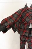 画像2: ヴィヴィアンウエストウッド 中古 / シェイクスピアショートブルゾン＆カンガルーパンツ JKT2：パンツ1 レッドｘグレー  O-26-08-30-019-jc-YM-OS (2)