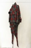 画像3: ヴィヴィアンウエストウッド 中古 / シェイクスピアショートブルゾン＆カンガルーパンツ JKT2：パンツ1 レッドｘグレー  O-26-08-30-019-jc-YM-OS (3)