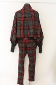 画像4: ヴィヴィアンウエストウッド 中古 / シェイクスピアショートブルゾン＆カンガルーパンツ JKT2：パンツ1 レッドｘグレー  O-26-08-30-019-jc-YM-OS (4)