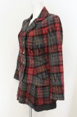 画像3: ヴィヴィアンウエストウッド 中古 / シェイクスピアタータンベッティーナ＆パンツ JKT2：PNT1 レッドｘグレー  O-26-08-30-003-su-YM-OS (3)