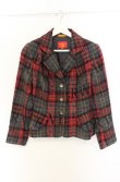 画像8: ヴィヴィアンウエストウッド 中古 / シェイクスピアタータンベッティーナ＆パンツ JKT2：PNT1 レッドｘグレー  O-26-08-30-003-su-YM-OS (8)