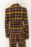 画像5: ヴィヴィアンウエストウッド 中古 / タータン変形ジャケット＆パンツ 双方38 イエローｘパープル  O-26-08-30-004-su-YM-OS (5)