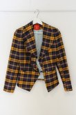 画像8: ヴィヴィアンウエストウッド 中古 / タータン変形ジャケット＆パンツ 双方38 イエローｘパープル  O-26-08-30-004-su-YM-OS (8)