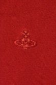 画像3: ヴィヴィアンウエストウッド 中古 / リバティ切リ替エ単色オーブ刺繍ニットカーディガン 2 レッド  O-26-08-30-1019-to-YM-OS (3)