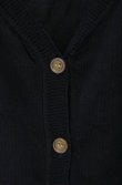 画像2: ヴィヴィアンウエストウッド 中古 / カラーオーブ刺繍半袖カーディガン S ブラック  O-26-08-30-1025-to-YM-OS (2)