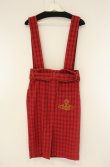 画像4: ヴィヴィアンウエストウッド 中古 / サスペンダースカート 00 レッド  O-26-08-30-1034-sk-YM-OS (4)