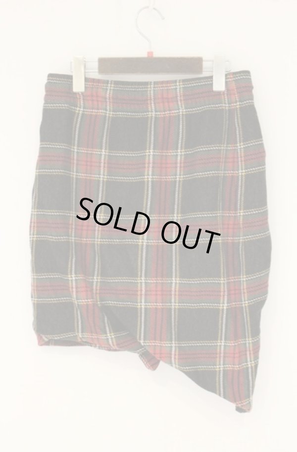 画像5: ヴィヴィアンウエストウッド 中古 / MINI SIDE PANTHER SKIRT（ミニサイドパンサースカート） S レッドチェック  O-26-08-30-1035-sk-IG-OS (5)
