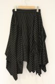 画像4: ヴィヴィアンウエストウッド 中古 / ストライプ変形スカート 2 ブラック  O-26-08-30-1038-sk-YM-OS (4)