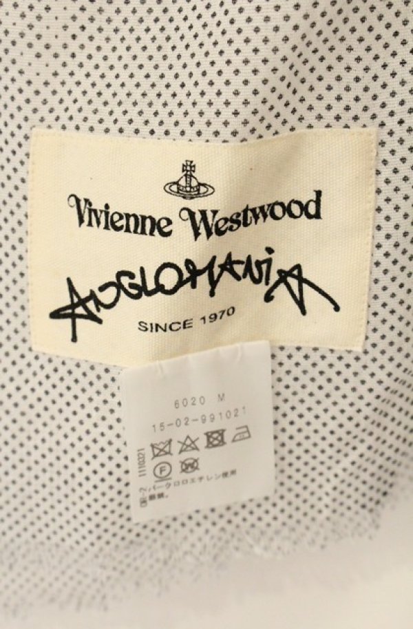 画像4: ヴィヴィアンウエストウッド 中古 / Art Lover 大判ストール  モノｘレッド  O-26-08-30-1048-gd-YM-OS (4)