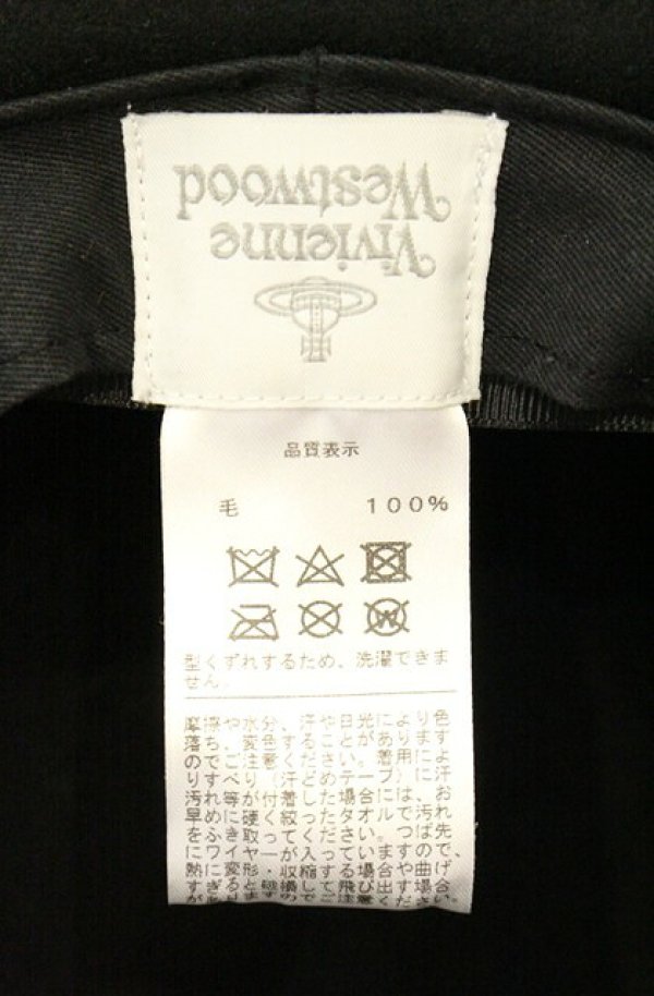 画像6: ヴィヴィアンウエストウッド 中古 / マウンテンハット  ブラック  O-26-08-30-1050-ha-YM-OS (6)