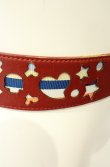 画像3: ヴィヴィアンウエストウッド 中古 / カッティングレザーベルト  ブラウンｘマルチ  O-26-08-30-1053-gd-YM-OS (3)