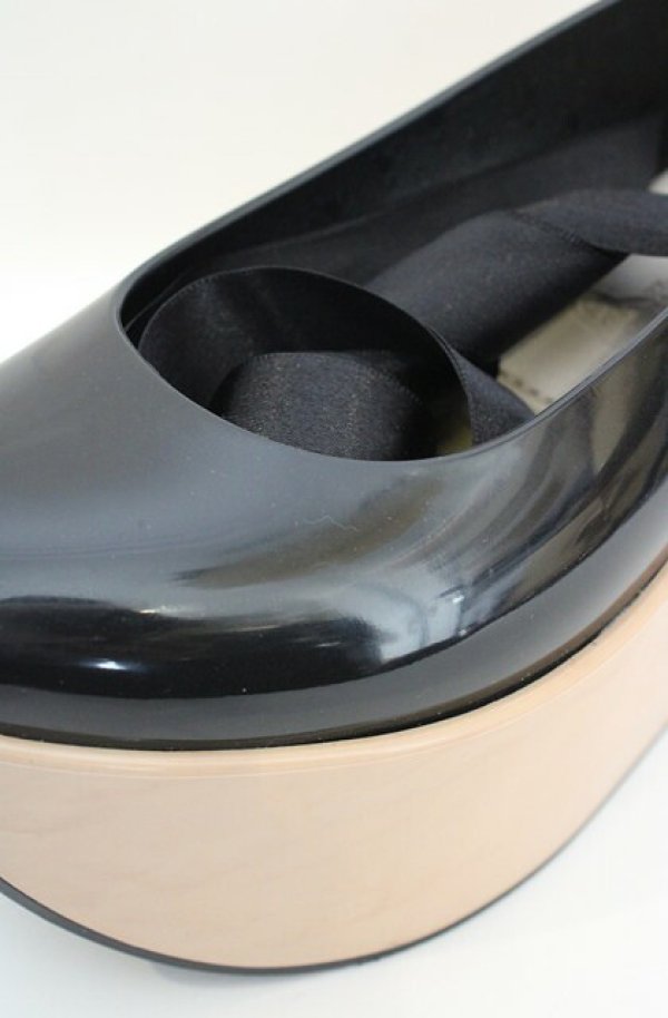 画像5: ヴィヴィアンウエストウッド×Melissa 中古 / メリッサロッキンホースバレリーナ US5（約23.5-24cm） ブラック  O-26-08-30-1061-sh-YM-OS (5)