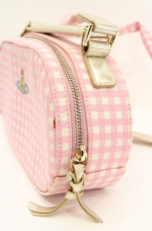 画像5: ヴィヴィアンウエストウッド 中古 / KATHY OVAL CAMERA BAG（キャシーオーバルカメラバッグ）  ピンク  O-26-08-30-1066-ba-IG-OS (5)