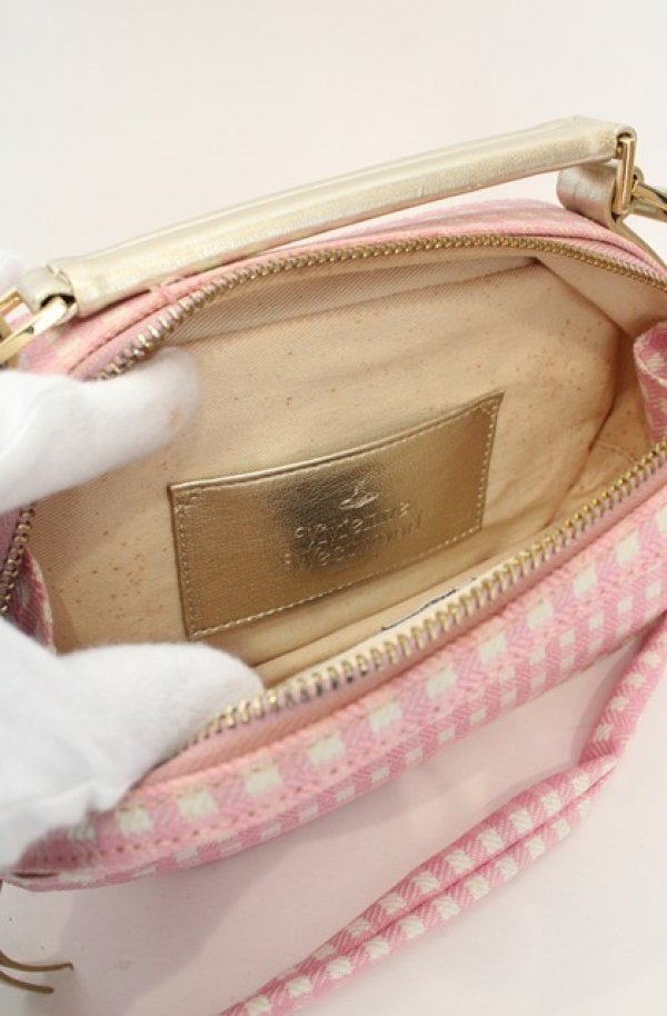 画像8: ヴィヴィアンウエストウッド 中古 / KATHY OVAL CAMERA BAG（キャシーオーバルカメラバッグ）  ピンク  O-26-08-30-1066-ba-IG-OS (8)