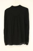 画像5: ヴィヴィアンウエストウッド 中古 / コットンレーヨンフリルタイブラウス 2 ブラック  O-26-08-30-1009-bl-YM-OS (5)