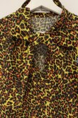 画像2: ヴィヴィアンウエストウッド 中古 / Tie-neck Leopard Dress （ボウタイレオパードドレス） S イエロー×ブラウン  O-26-08-30-1013-op-IG-OS (2)